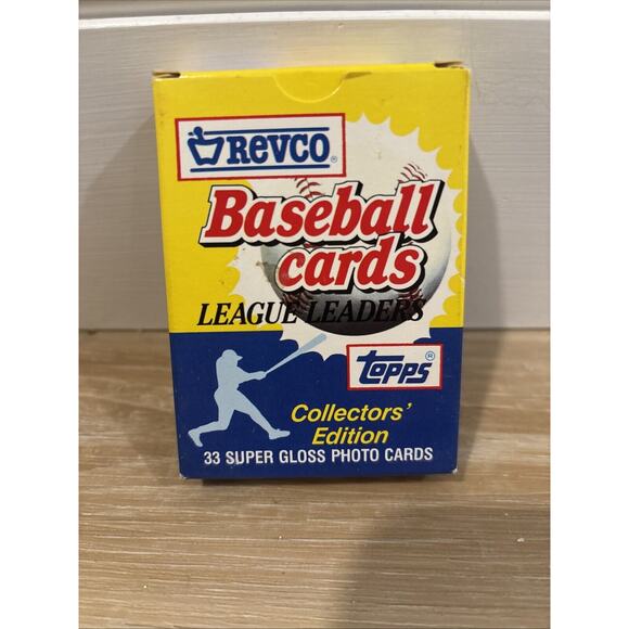 1988 Topps Revco League Leaders Complete 33 Card Set Brand New - Picture 1 of 8